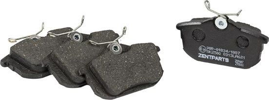 Тормозные колодки Zentparts. Артикул Z07447