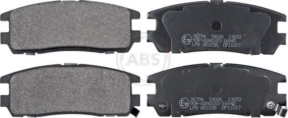 Тормозные колодки ABS задние для Opel Frontera A 1992-1998. Артикул 36794