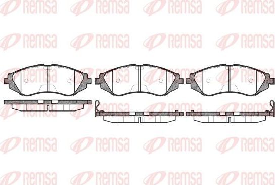 Тормозные колодки Remsa. Артикул 0645.02