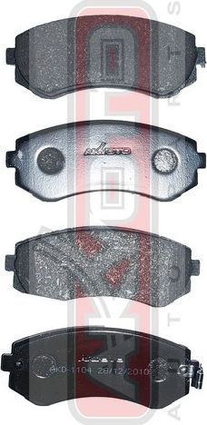 Тормозные колодки Akyoto Packing AKYOTO. Артикул AKD-1104