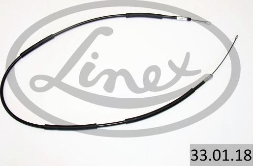 Трос ручника (тросик ручного тормоза) Linex правый для Peugeot 306 1993-2002. Артикул 33.01.18