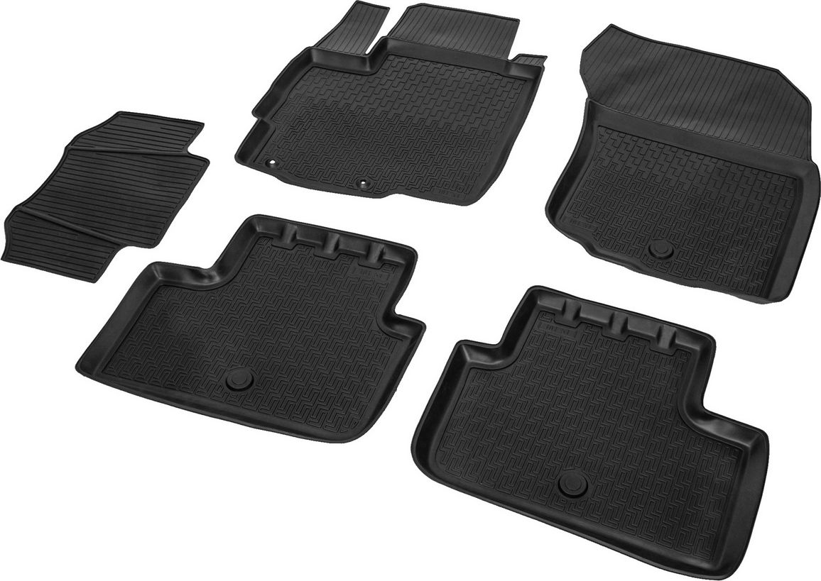 Коврики Rival для салона Mitsubishi ASX I рестайлинг 2012-2019 2020-2026. Артикул 14001002