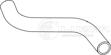 Патрубок охл. FORD FUSION (02-)/FIESTA (01-) 1.25I/1.4I/1.6I нижн. (EPDM, 1шт.) (Luzar). Артикул LPK 10312