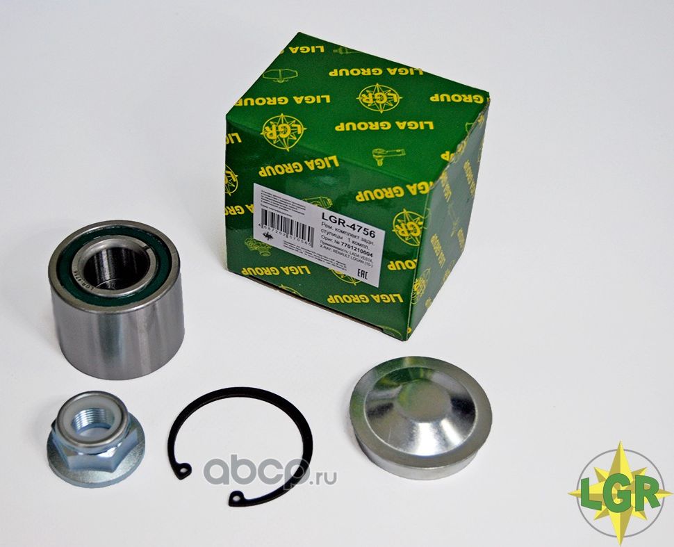 Рем. комплект подшипника ступицы (зад.) LGR OEM LGR-4756 (7701210004) для а/м RE LGR. Артикул LGR4756