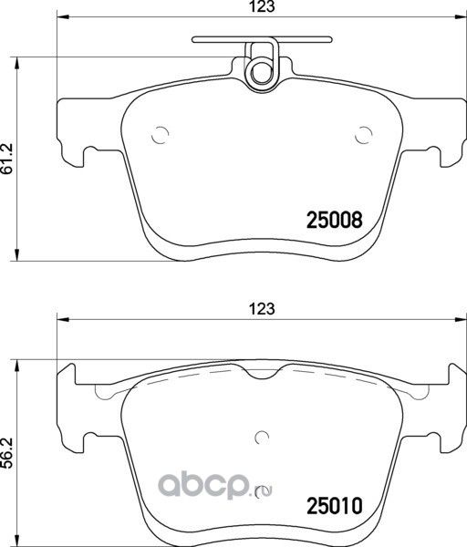 PC Pads (Textar). Артикул 2500803