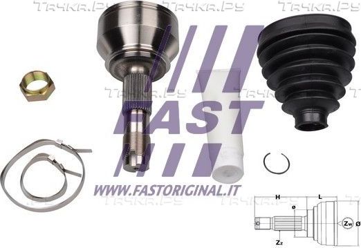 Шрус наружный (граната) Fast для Citroen Jumper II 2006-2026. Артикул FT25080K