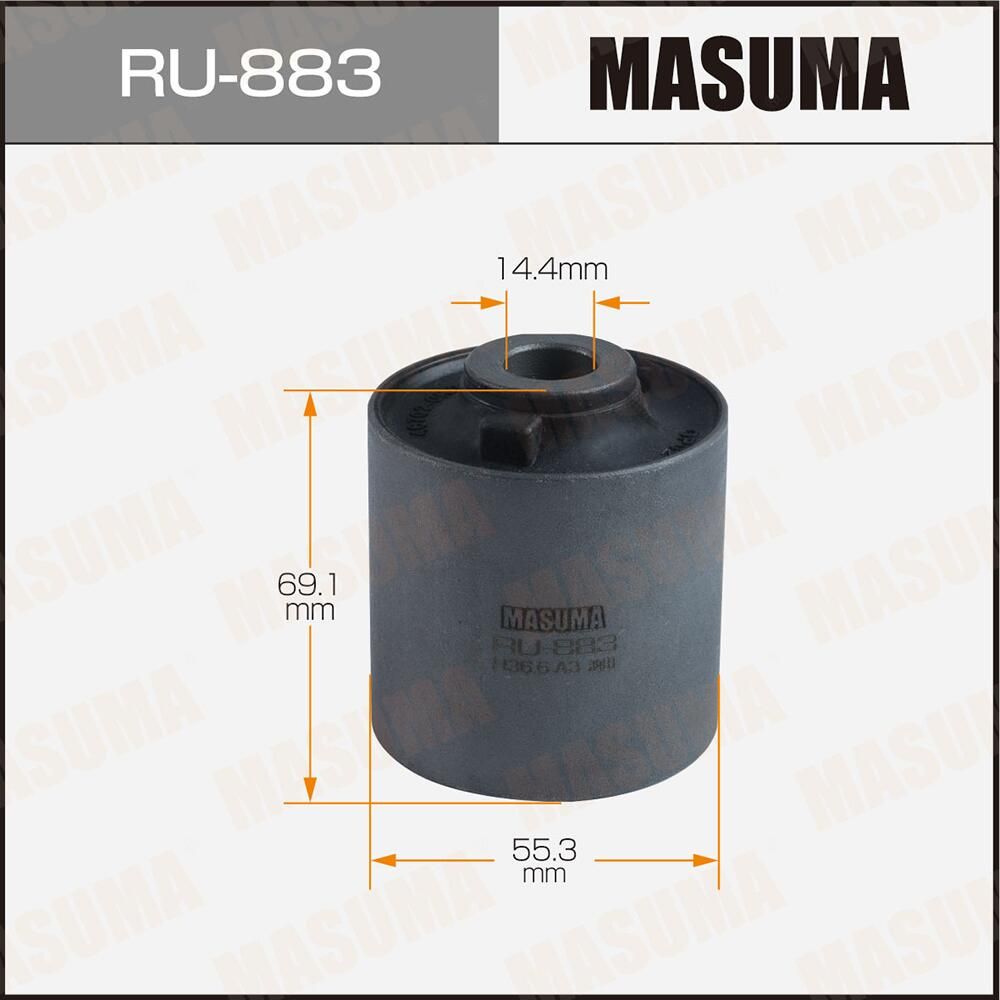 Сайлентблок MASUMA TOYOTA FORTUNER 16. Артикул RU883