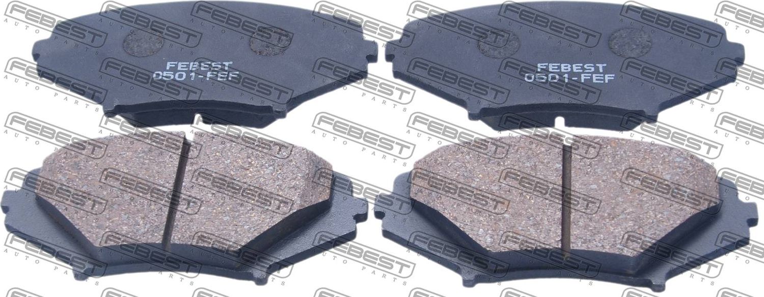 Тормозные колодки Febest. Артикул 0501-FEF