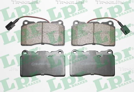 Тормозные колодки LPR передние для Lancia Kappa 1997-2001. Артикул 05P674