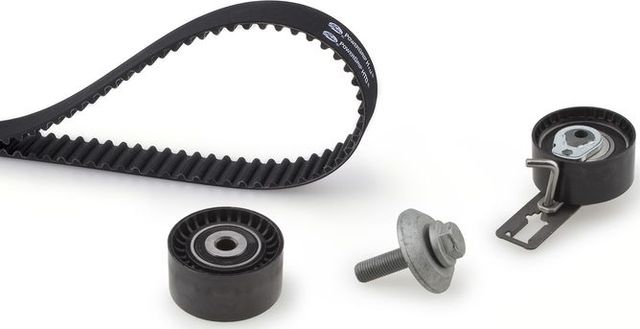 Ремень ГРМ с роликами (комплект) Gates PowerGrip™ для Ford Fusion I 2008-2012. Артикул K025587XS