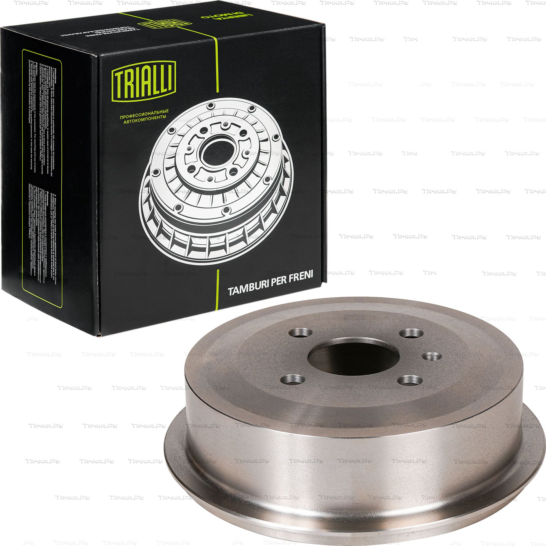 Тормозной барабан Trialli задний для Opel Astra F 1991-2001. Артикул TF 051231