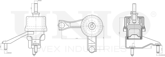 Опора двигателя (Unio). Артикул RMP-15094