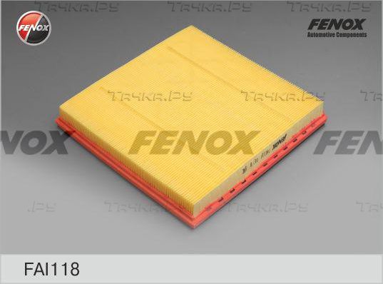 Воздушный фильтр Fenox для Mitsubishi Lancer X 2008-2017. Артикул FAI118