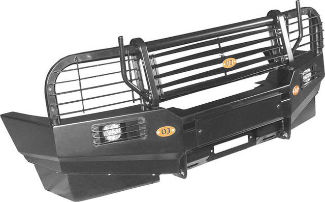 Бампер силовой OJ передний (с дугами) для Mitsubishi Pajero Sport I 1998-2008. Артикул 02.002.03