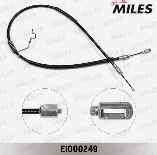 Трос ручника (тросик ручного тормоза) Miles. Артикул EI000249