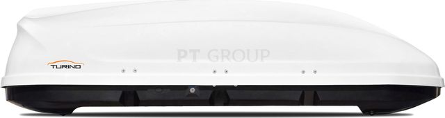 Автомобильный бокс PT Group Turino 1 аэродинамический белый (410 л, 177х81х46 см). Артикул 00001704