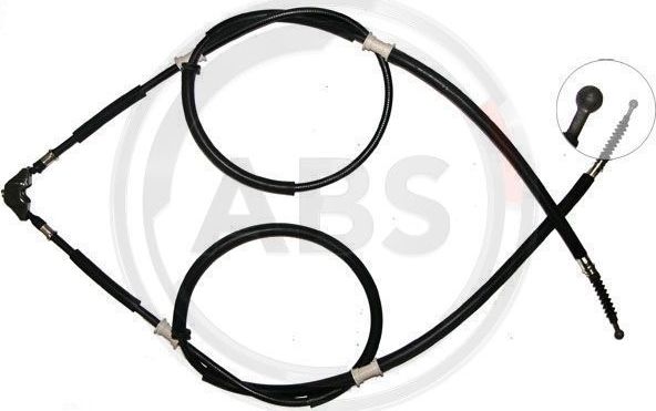 Трос ручника (тросик ручного тормоза) ABS задний для Opel Zafira A 2003-2005. Артикул K17795