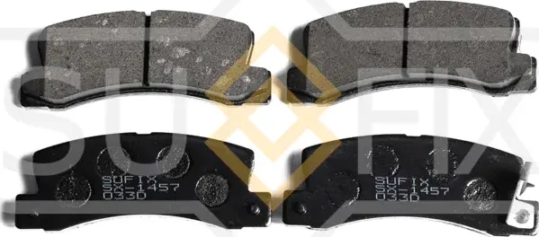 Колодки тормозные дисковые | зад прав/лев | (Sufix). Артикул SX-1457