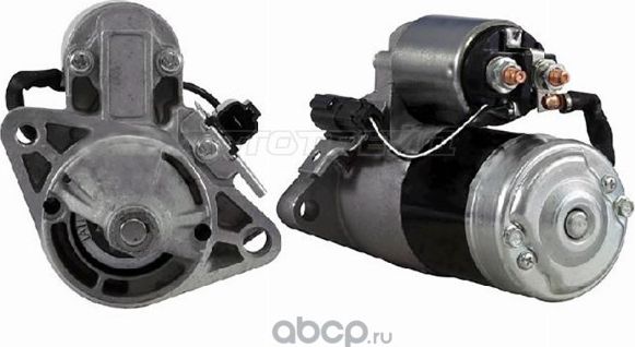 Стартер NISSAN ALMERA N15/16/BLUEBIRD SYLPHY G10/SUNNY B14/15 QG15/18 12V 1.4KW MITSUBISHI ST233000M302N (SAT). Артикул ST233000M302N