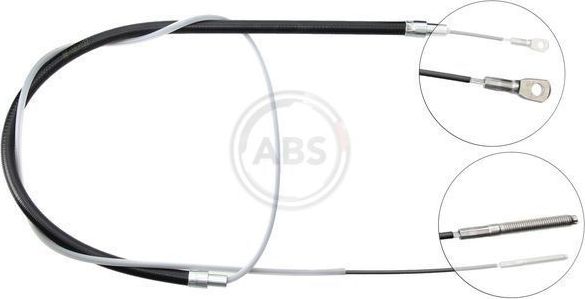 Трос ручника (тросик ручного тормоза) ABS задний правый/левый для BMW 5 III (E34) 1987-1996. Артикул K10256