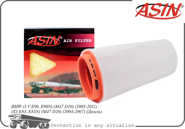 Фильтр воздушный (Asin). Артикул ASINFA2822