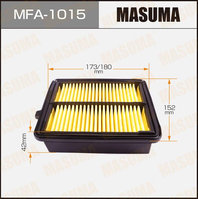 Воздушный фильтр Masuma. Артикул MFA-1015