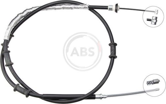 Трос ручника (тросик ручного тормоза) ABS задний правый/левый для Fiat Doblo II 2010-2026. Артикул K19003