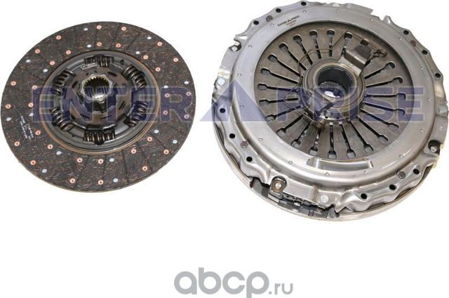 Комплект сцепления Volvo FH/FM, RVI Magnum DXI13 (ф400х2-10N) 2х дисковое (Enterprise). Артикул E3380015