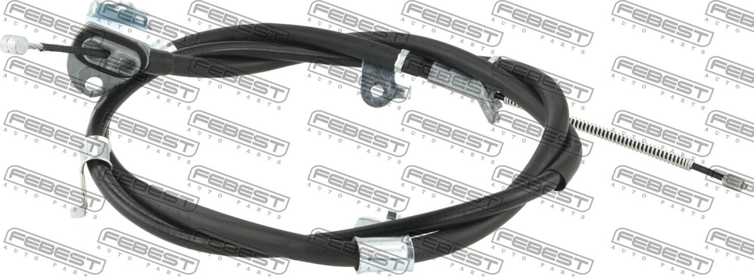 Трос ручника (тросик ручного тормоза) Febest. Артикул 01100-ASA42RH