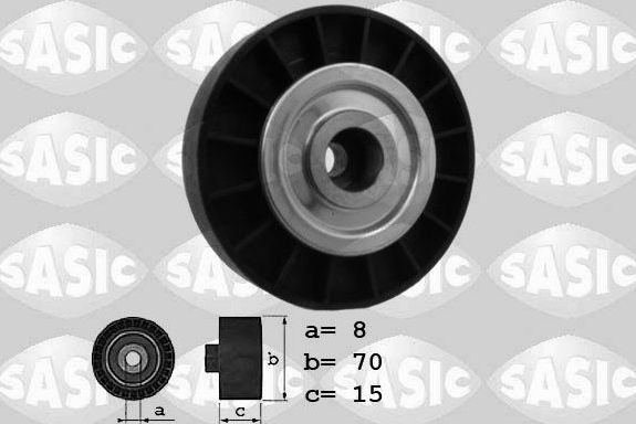 Направляющий (ведущий) ролик приводного поликлинового ремня Sasic. Артикул 1624028