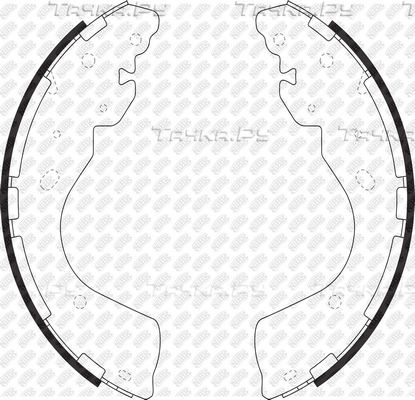 Тормозные колодки NiBK задние для Ford Ranger III 2011-2015. Артикул FN0637