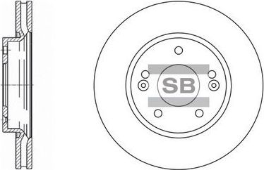 Тормозной диск Sangsin Hi-Q. Артикул SD1019