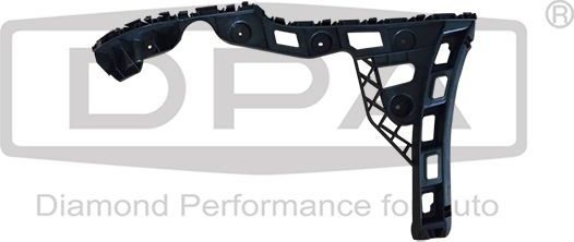 Кронштейн бампера DPA правый для Volkswagen Polo V 2010-2026. Артикул 88071869602