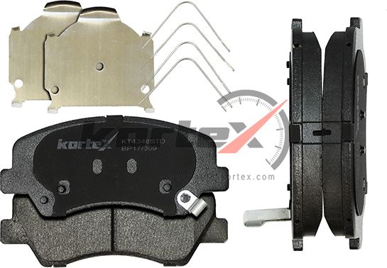 Колодки торм. HYUNDAI SOLARIS 17- перед.к-т (Kortex). Артикул KT4348STD