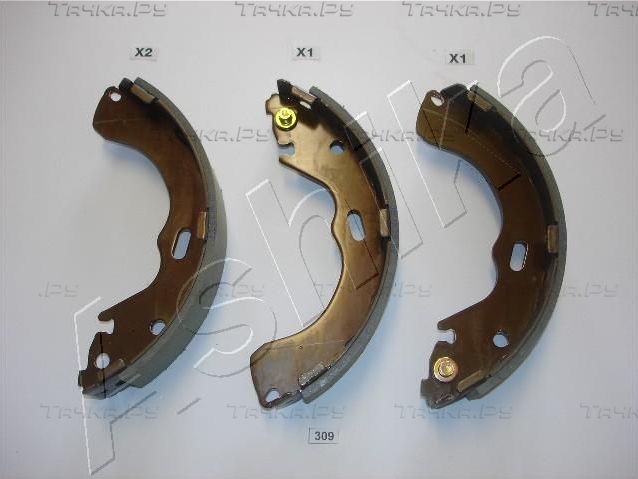 Тормозные колодки ASHIKA задние для Mazda 626 V (GF) 1997-2002. Артикул 55-03-309