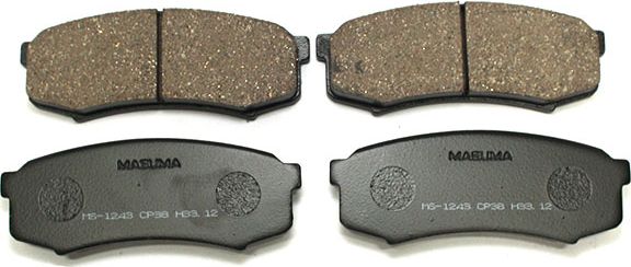 Тормозные колодки Masuma. Артикул MS-1243