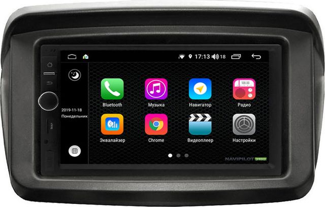 Установочный комплект: головное устройство NaviPilot 2DIN с экраном 7" Android 9, DSP, аппаратные кнопки, энкодер для Mitsubishi Pajero Sport II 2008-2016. Артикул NPD9L-WR-837-07  PS