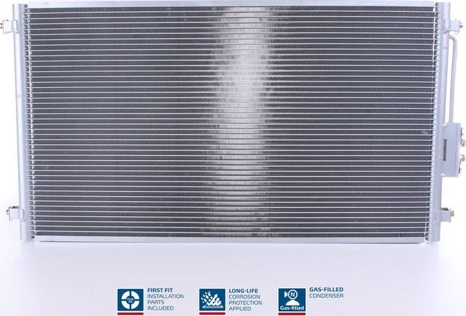 Радиатор кондиционера (конденсатор) Nissens (алюминий). Артикул 94557