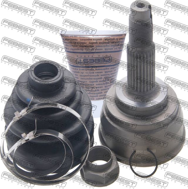 Шрус наружный (граната) Febest передний для Nissan Micra K12 2003-2010. Артикул 0210-068