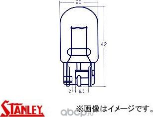 Stanley T20/12V/21W/made in Japan/лампы/упаковка - 10 шт. (цена за 1 шт.). Артикул W7575