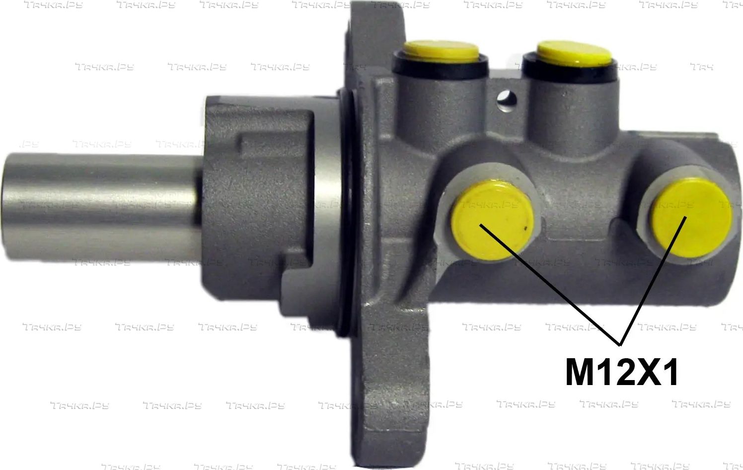 Тормозной цилиндр главный Brembo (алюминий) для Renault Laguna III 2007-2015. Артикул M 68 086