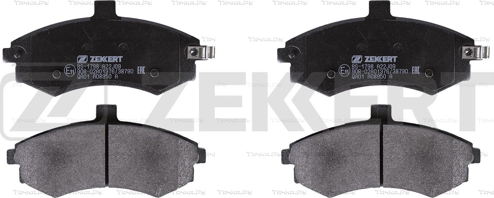 Тормозные колодки Zekkert передние для Hyundai Matrix I 2002-2010. Артикул BS-1798
