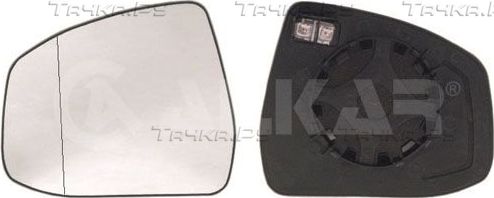 Зеркальное стекло бокового зеркала Alkar левое для Ford Mondeo IV 2007-2015. Артикул 6471376