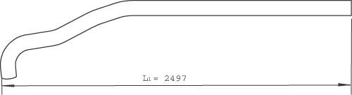 Глушитель Dinex для MAN TGM 2005-2026. Артикул 47697