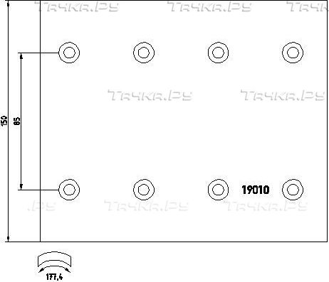 Тормозные накладки Don. Артикул DF44451A7100
