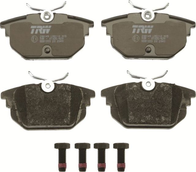 Тормозные колодки TRW COTEC задние для Fiat Marea 1996-2003. Артикул GDB1333