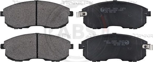 Тормозные колодки ABS передние для Suzuki SX4 I (Classic) 2006-2015. Артикул 37648