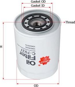 Масляный фильтр Sakura. Артикул C-7937