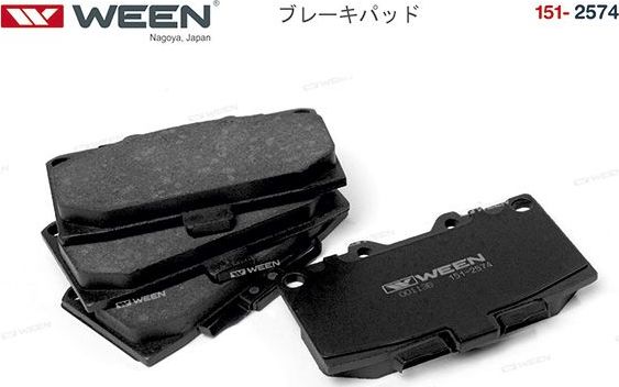Тормозные колодки WEEN. Артикул 151-2574