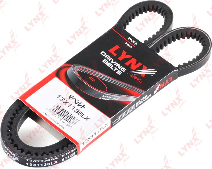 Приводной ремень клиновой LYNXauto. Артикул 13X1138LX
